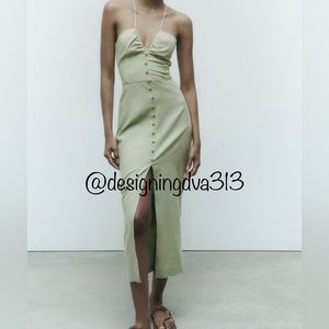 🎉SALE🎉NWT🔥ZARA NWT LINEN DRESS